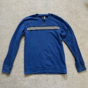 Adidas Navy Crewneck Sweatshirt